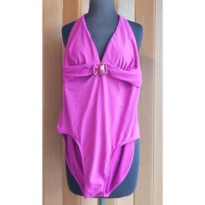 Catalina size 12/14 purple 1 piece swimsuit
